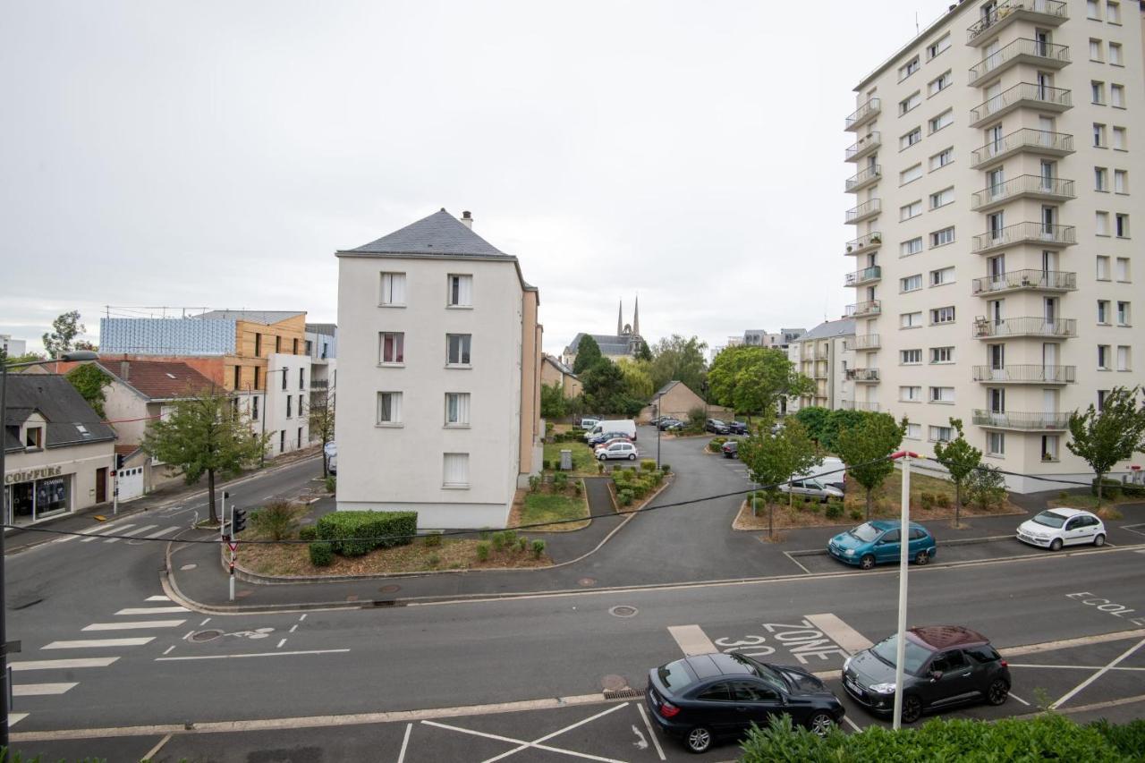 Appartement Beautiful F1 Bis In The Heights Of Tours #Private Parking Extérieur photo